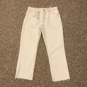 Topshop Straight Leg Jeans